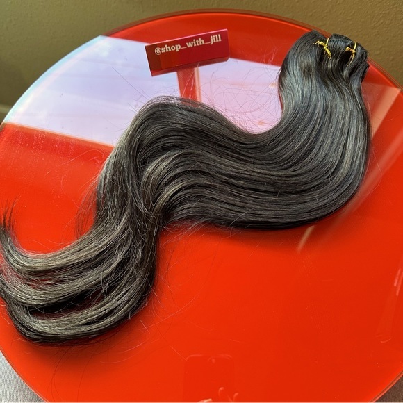 20” Darkest Brown #2 Clip In Extensions 100% Human Hair 7pcs 120g It#NO - Picture 4 of 12